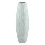 Weathered Pale Ocean Wood Vase - CKK Home Decor
