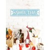 Lomsoe Snow Day Metal Tin Sign Christmas Plaque Sign Vintage Wall Decoration Home Bar Kitchen Cafe Bar Wall Art Sign 4x16 Inch Christmas Gift - 3 of 4