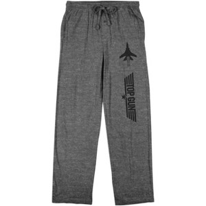Top Gun Logo Men's Graphite Heather Sleep Pajama Pants - 1 of 4