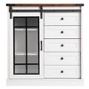 VYNXARIA Vintage White Storage Cabinet - Modern Minimalist Sideboard for Kitchen & Living Room - 2 of 4