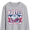 Men's - Marvel - Collegiate Americana Long Sleeve Graphic T-Shirt - 2 of 4