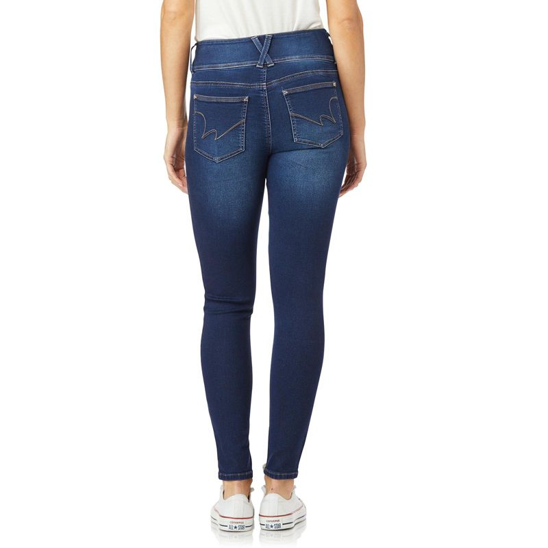 WallFlower Women's Sassy Skinny High-Rise Insta Soft Juniors Jeans (Standard and Plus), 2 of 10