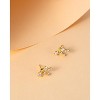 Molenia 18K Gold Plated 12 Constellation Personalized Earrings for Women, 925 Sterling Silver Zodiac Stud Earrings Horoscope Celestial Jewelry - 3 of 4
