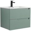 Citiscape Modern Bathroom Vanity with Textured Drawer Fronts - 2 of 4