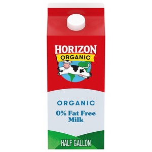 Horizon Organic Nonfat High Vitamin D Milk - 0.5gal - 1 of 4