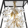 Possini Euro Design Carrine 15 3/4" Modern Pendant Chandelier Ceiling Light Fixture Dining Room Over Table Hanging 5-Light LED Black Gold Finish - 4 of 4