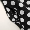 Girls' Adaptive Polka Dot Linen Tie-Shoulder Romper - kate spade new york x Target Black/White - 3 of 3