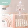 The Peanutshell Boho Rainbow Crib Bedding Set and Mobile - 4 Piece Set - 4 of 4