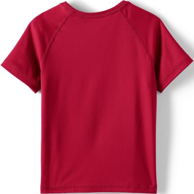 Lands' End Kids Short Sleeve Active Tee - Small - Red — фото 3