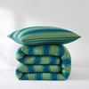 Lush Décor Twin XL Gale Cabana Stripe Comforter Blue - 4 of 4