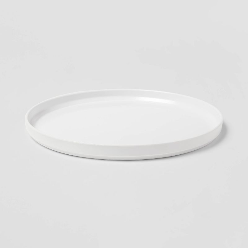 10.5&#34; Plastic Stella Dinner Plate White - Threshold&#8482;, 3 of 6