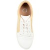 Journee Collection Womens Lynz Medium and Wide Width Two-Tone Lace-Up Sneakers - 4 of 4