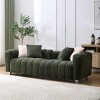 Modern Ribbed Sofa with Plush Cushions and Easy Assembly for Living Room -3irtyhousy - 3 of 4