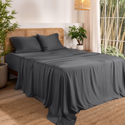 Rayon from Bamboo Solid Deep Pocket Sheet Set by Bare Home