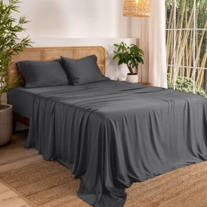 Rayon from Bamboo Solid Deep Pocket Sheet Set by Bare Home - 1 of 4