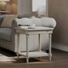 Maven Lane Pullman Traditional Square Wooden Side Table - 2 of 4