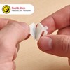 Wrap-It 60pk Cable Guides Small White - 4 of 4