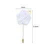 Unique Bargains Wedding Ceremony Anniversary Groom Silk Metal Rose Boutonnieres 24 Pcs - 2 of 3