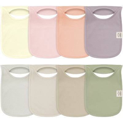 Image of KeaBabies 8-Pack Hallo Baby Drool Bibs , Baby Bibs for Boys, Girls, Pull-on Bibs for Baby Boy, Baby Girl, Baby Bib Unisex (Embrace)