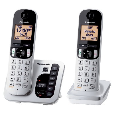 Panasonic DECT 6.0 Plus Cordless Phone System (KX-TGC222S) With ...