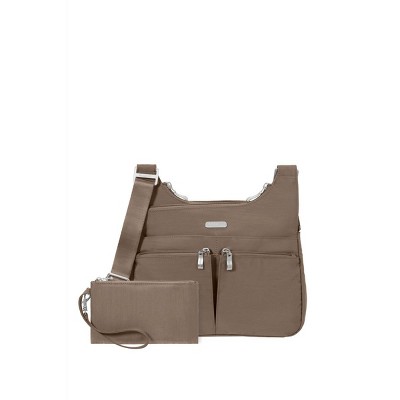 baggallini Women's Cross Over Crossbody Bag with RFID Wristlet