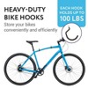 Impresa [4 Pack] Heavy Duty Bike Hook/Hanger - Wide Opening for All Bike Types - Easy On/Off - 2 of 4
