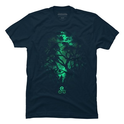 Men's Design By Humans Forest of Life By Area31Studios T-Shirt