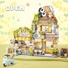 Boersma 1077 PCS Coffee Shop Mini Building Set – DIY Architecture Kit for Adults & Kids 8+, Creative Construction Blocks Gift for Cafe Lovers - 2 of 4