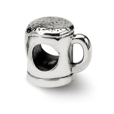 Black Bow Jewelry Sterling Silver Beer Stein Bead Charm