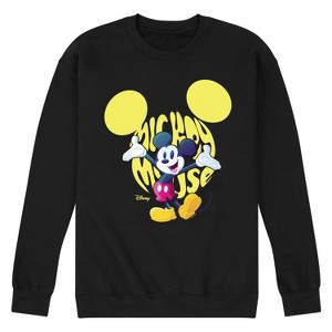 Men's - Disney - Mickey Logo Graphic Fleece Sweatshirt - 1 of 4