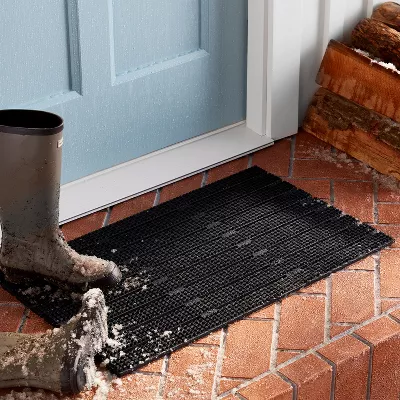 Unique Bargains Outdoor All Weather Resistant Washable Porch Decorations  Shoe Mat Doormat : Target