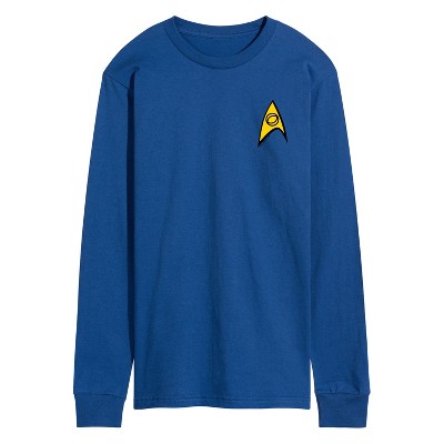 Men's - Star Trek - Sciences Delta Shield Long Sleeve Graphic T-Shirt