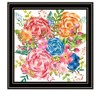 HomeRoots Spring Floral Black Framed Print Wall Art - 4 of 4
