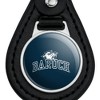 Baruch College Bearcats Logo Black Leather Keychain - 3 of 4