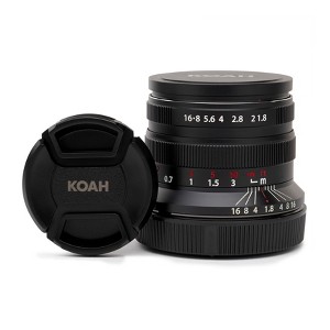 Koah Artisans 55mm f/1.8 Large Aperture Manual Focus Lens for Canon RF (Black) - 1 of 3