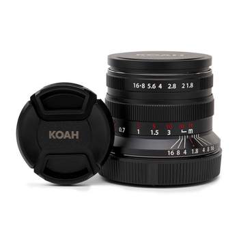 Koah Artisans 55mm f/1.8 Large Aperture Manual Focus Lens for Canon RF (Black)