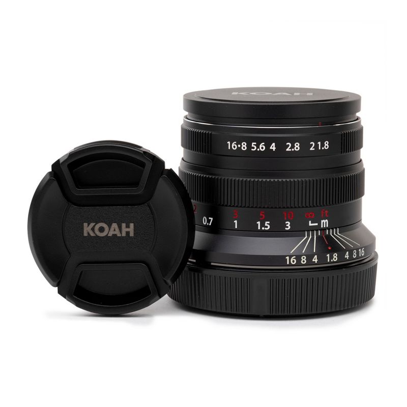 Koah Artisans 55mm f/1.8 Large Aperture Manual Focus Lens for Canon RF (Black), 1 of 4