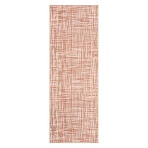 Solid Low-Pile Area-Rug, Indoor Outdoor Washable Rugs, Non Slip Front Door Mat, Easy Cleaning Non Shedding, Pet-Friendly Rug for Living Room Bedroom - 1 of 4