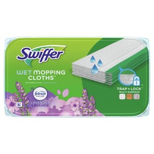Swiffer Wet Mopping Cloths, Lavender, 12 count - 1 of 4