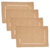 Saro Lifestyle Natural Beauty Jute Hemstitch Placemat (Set of 4) - 3 of 4