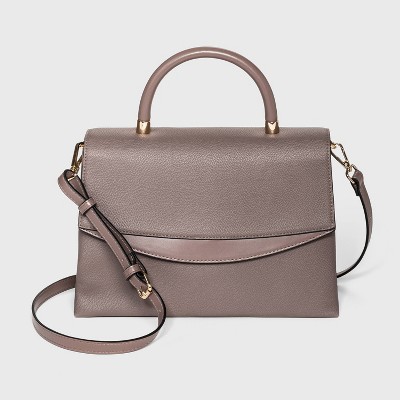 top handle satchel purse