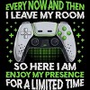 Men's Design By Humans Enjoy My Presence Video Game Controller By T-Shirt - 2 of 2