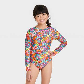 SEAUR Bathing Suit Girls One Piece Swimsuit Floral Print Cute Swimwear Kids  Girl Swimming Suits Sleeveless 1 Piece Swimsuits for Teen Girls 7-8T :  : Clothing, Shoes & Accessories