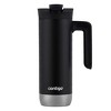 Contigo 20oz Snapseal Insulated Stainless Steel Travel Mug with Handle Licorice: Vacuum-Insulated Coffee Tumbler - 2 of 4