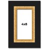PosterPalooza | Panoramic Embellished Brown Picture Frame - UV Acrylic, Foam Board Backing, Hanging Hardware - 2 of 4