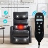 Heat Massage Manual Recliner Chair with Rocker and Swivel in Fabric for Living Room - 2 of 4