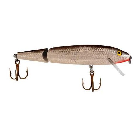 Rebel Jointed 5/16 Oz Minnow Fishing Lure - Silver/black : Target
