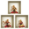 HomeRoots Set of Three Abba Niche 3D Square Peel and Stick Wall Decals - 4 of 4