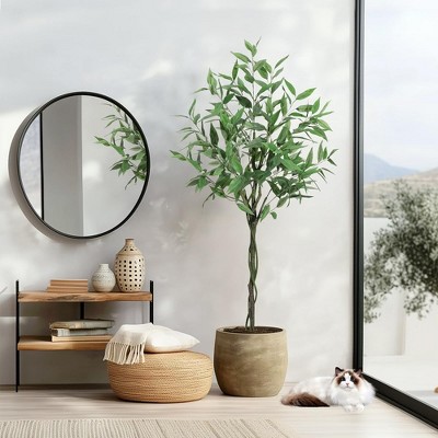 Artificial Tree Plant Eucalyptus Tree 4/5/6 FT Tall