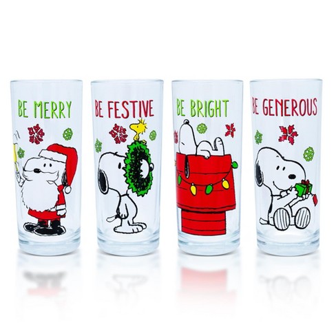 Star Wars Holiday Fun 16-Ounce Pint Glasses Set of 4